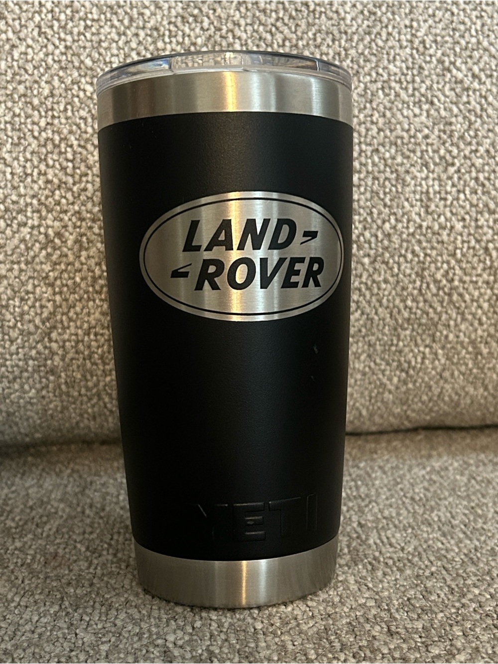 Yeti Land Rover Black Matte Stainless Steel Travel Tumbler - Picture 2 of 5